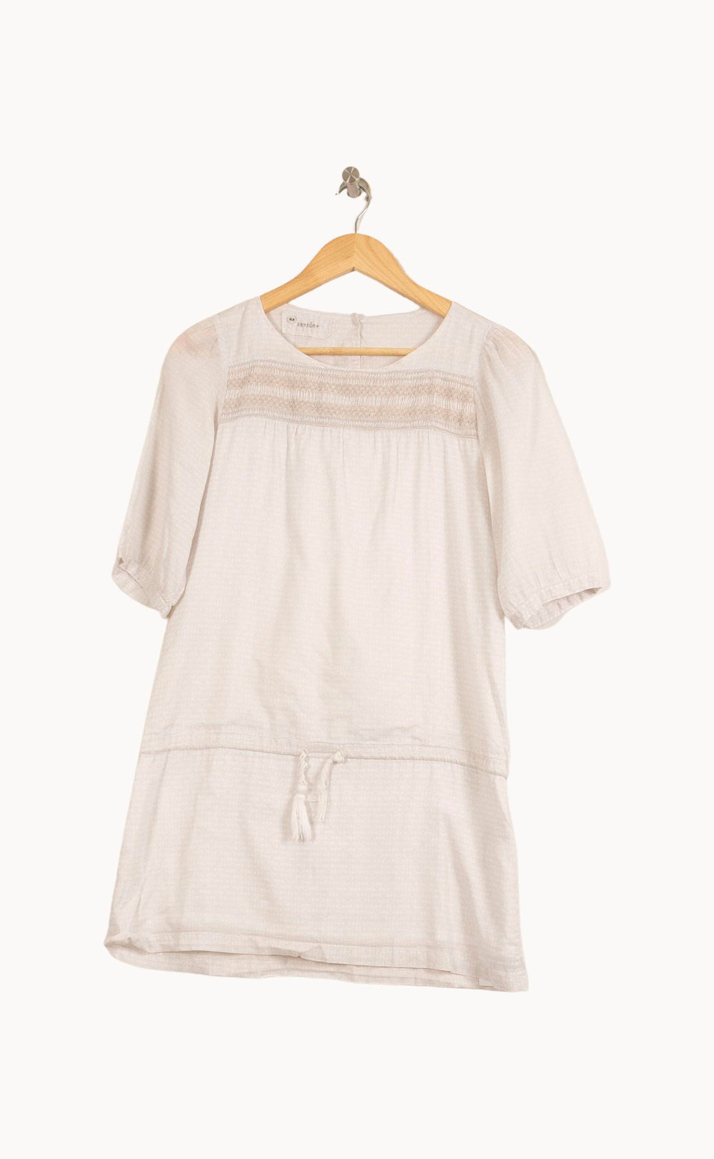 Robe Courte Blanche - Taille L/40 de la marque Sessùn | PARAD55487 - Vendu par Paradigme - Image 2