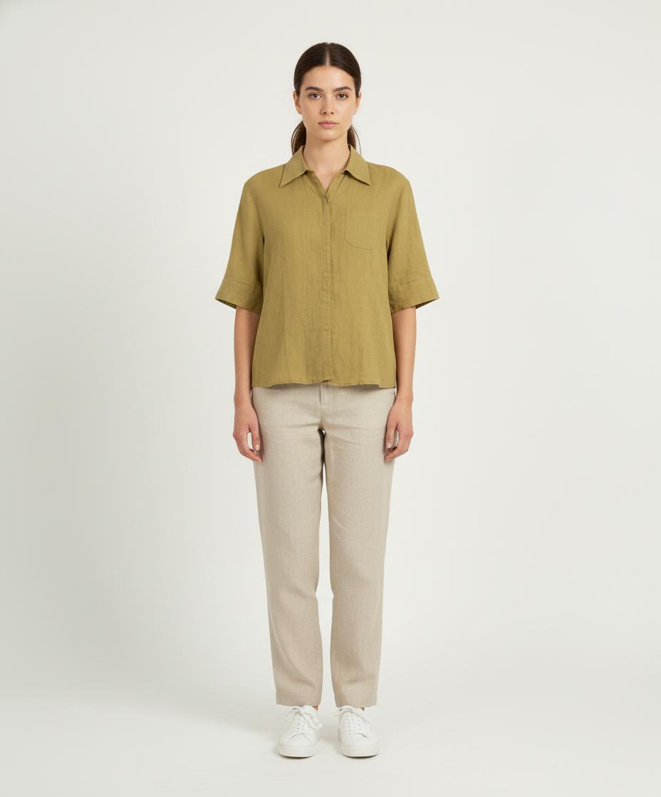 Chemise Vert - Taille XXL/44 de la marque Caroll | PARAD55496 - Vendu par Paradigme - Image 1