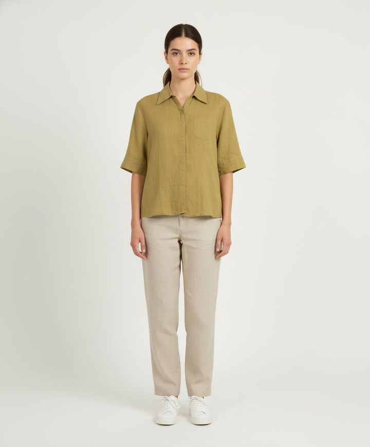 Chemise Vert - Taille XXL/44 de la marque Caroll | PARAD55496 - Vendu par Paradigme - Image 1