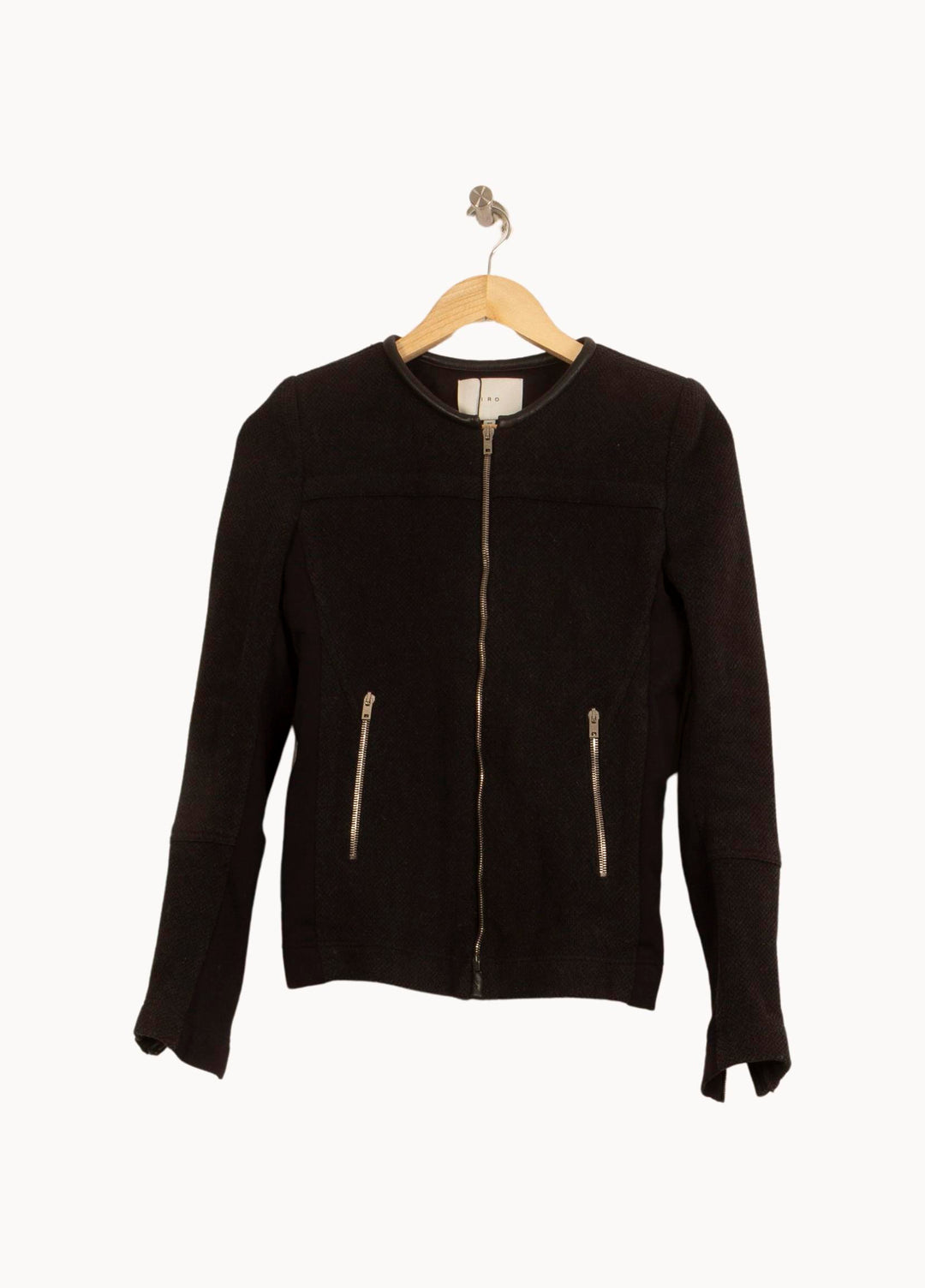 Blouson Noir - Taille L/40 de la marque IRO | PARAD55500 - Vendu par Paradigme - Image 2