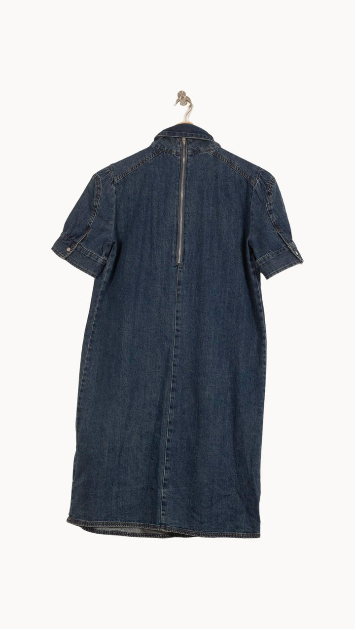Robe Chemise Bleue - Taille M/38 de la marque IKKS | PARAD55508 - Vendu par Paradigme - Image 4