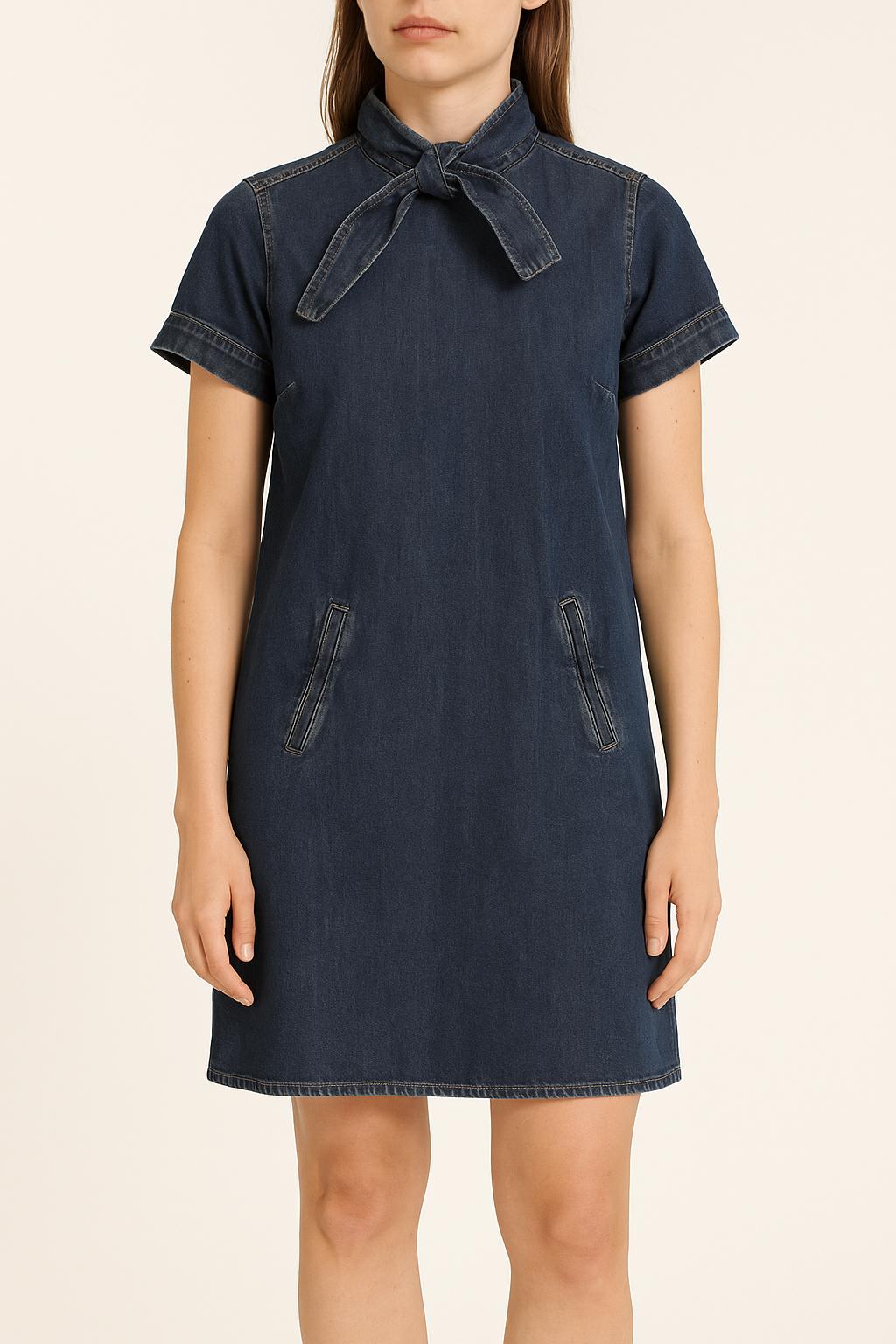 Robe Chemise Bleue - Taille M/38 de la marque IKKS | PARAD55508 - Vendu par Paradigme - Image 1