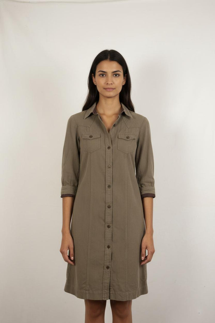 Robe Chemise Kaki - Taille M/38