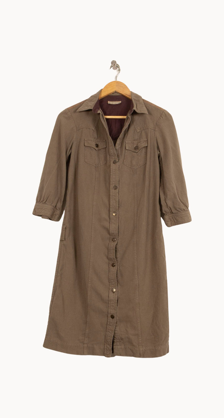 Robe Chemise Kaki - Taille M/38 de la marque Zadig&Voltaire | PARAD55509 - Vendu par Paradigme - Image 2