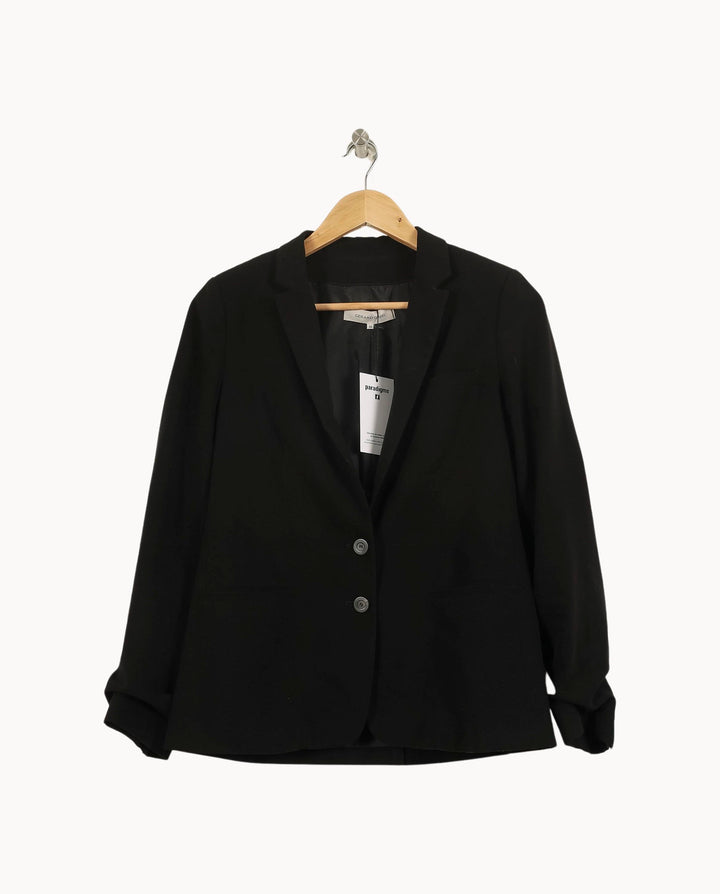 Blazer Noir - Taille S/36 de la marque Gerard Darel | PARAD55514 - Vendu par Paradigme - Image 2
