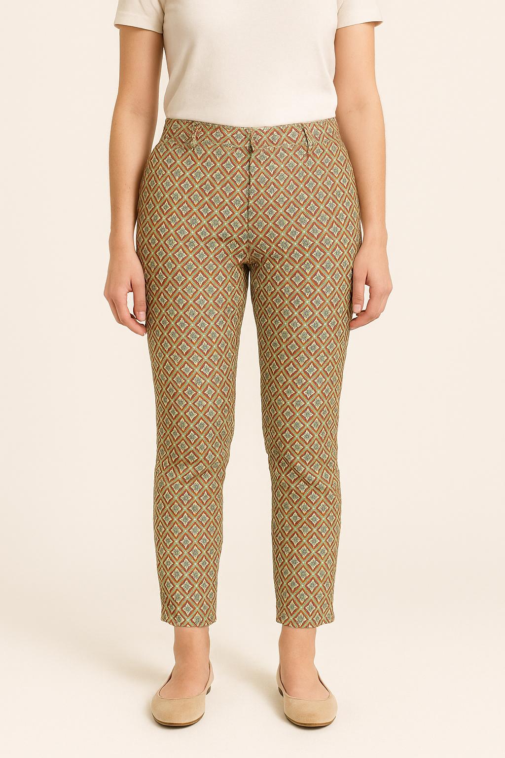 Pantalon Multicolore - Taille M/38 de la marque La Fée Maraboutée | PARAD55518 - Vendu par Paradigme - Image 1