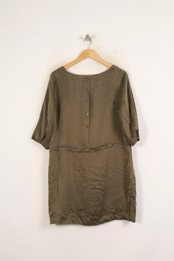 Robe Droite Verte - Taille XXXL/46 de la marque La Redoute Collections | PARAD55520 - Vendu par Paradigme - Image 4