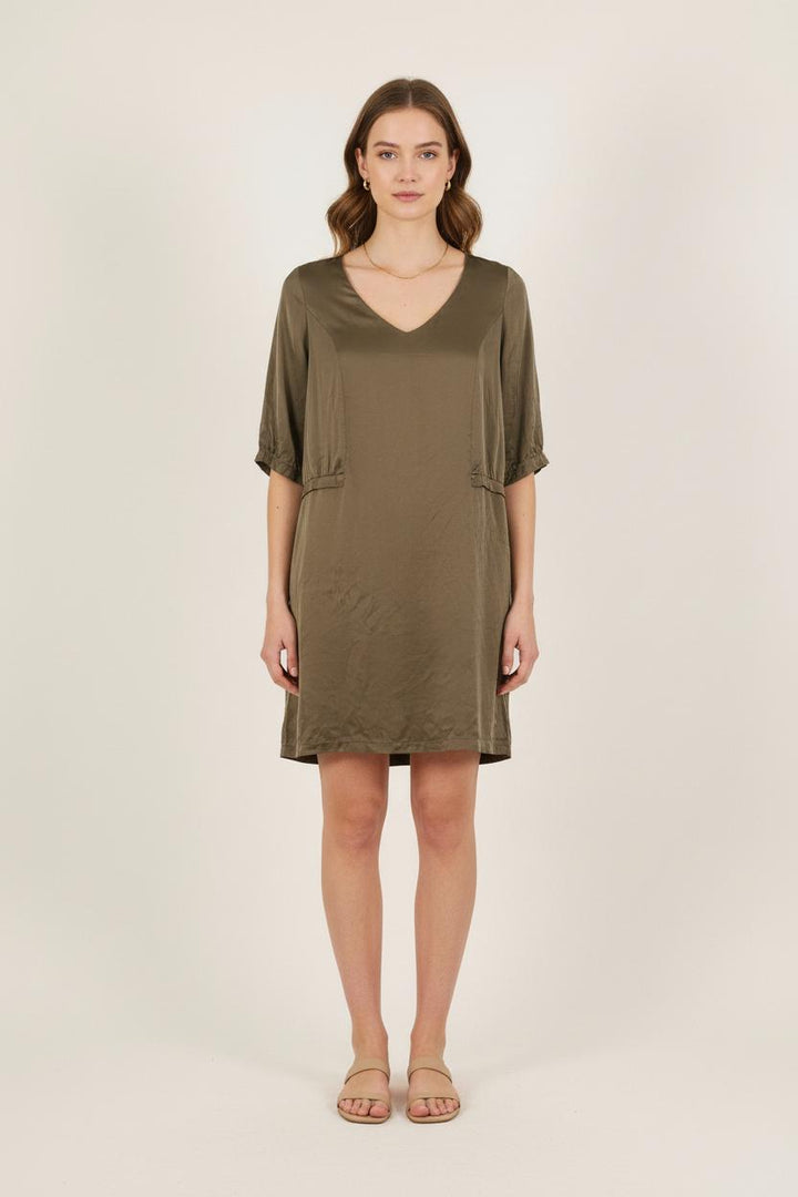 Robe Droite Verte - Taille XXXL/46 de la marque La Redoute Collections | PARAD55520 - Vendu par Paradigme - Image 1