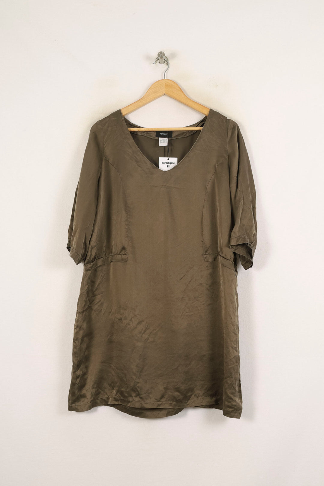 Robe Droite Verte - Taille XXXL/46 de la marque La Redoute Collections | PARAD55520 - Vendu par Paradigme - Image 2