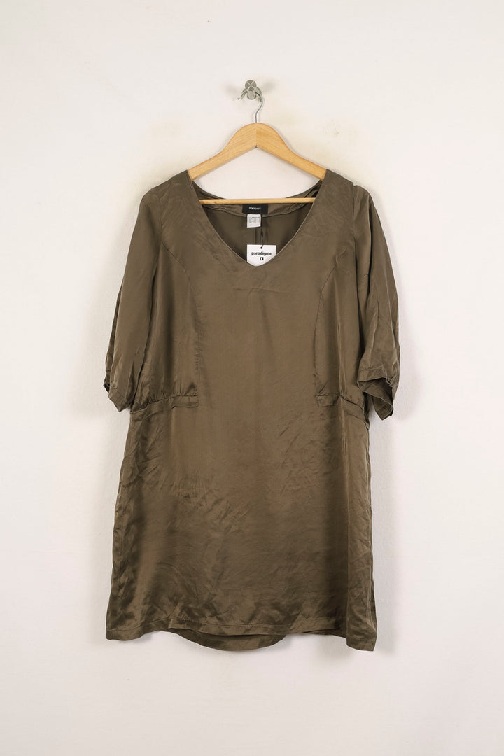 Robe Droite Verte - Taille XXXL/46 de la marque La Redoute Collections | PARAD55520 - Vendu par Paradigme - Image 2