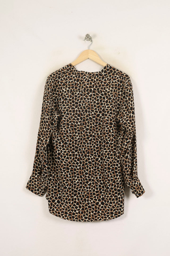 Chemise Noire et Beige - Taille L/40 de la marque Gerard Darel | PARAD55531 - Vendu par Paradigme - Image 4