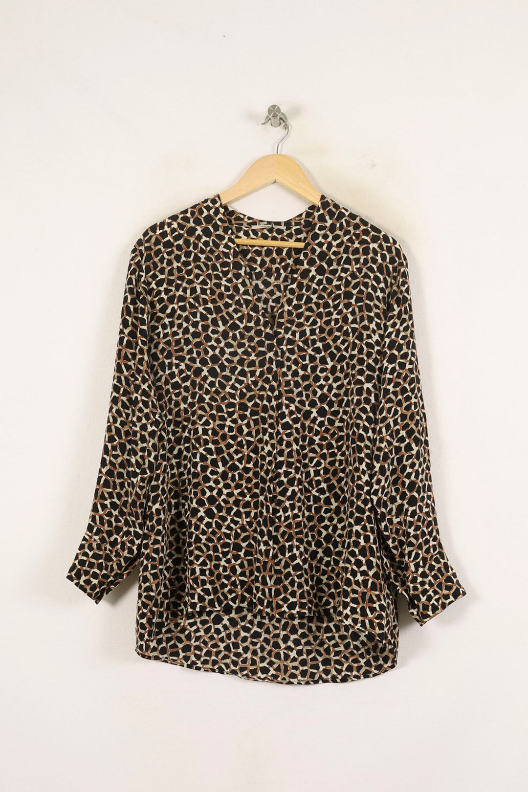 Chemise Noire et Beige - Taille L/40 de la marque Gerard Darel | PARAD55531 - Vendu par Paradigme - Image 2