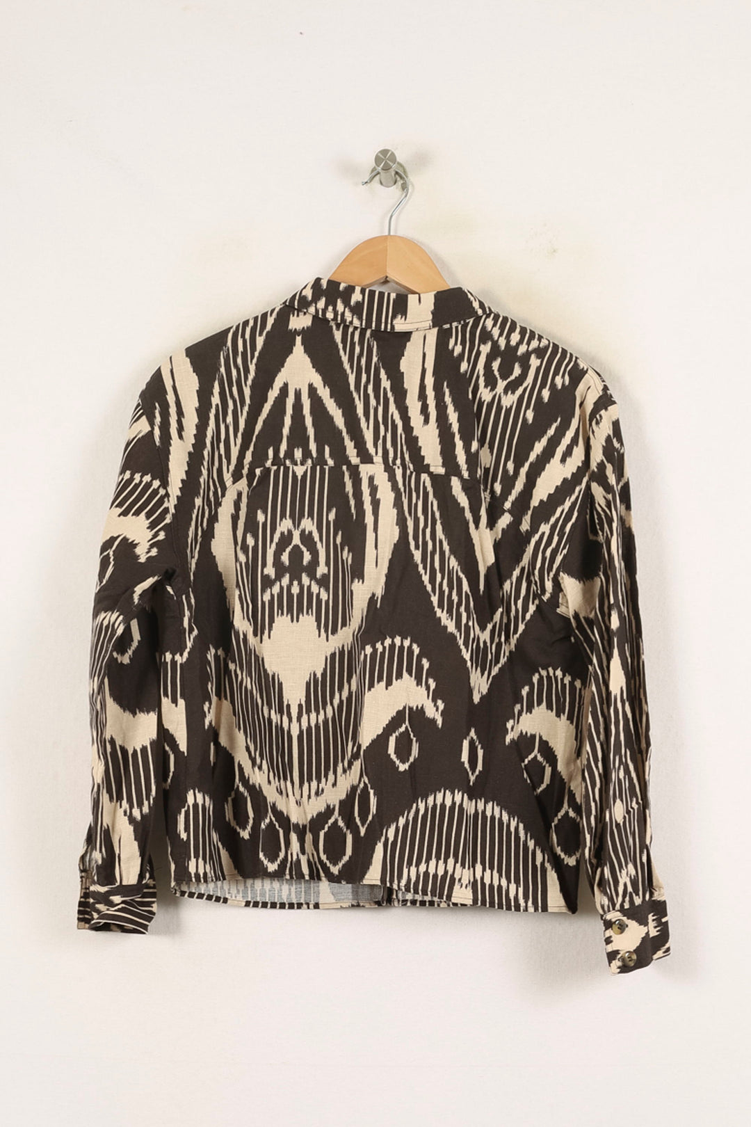 Chemise Noire et Beige - Taille L/40 de la marque Maison 123 | PARAD55532 - Vendu par Paradigme - Image 4