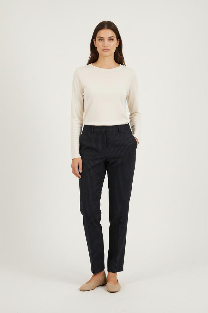 Pantalon Bleu - Taille L/40 de la marque Caroll | PARAD55535 - Vendu par Paradigme - Image 1
