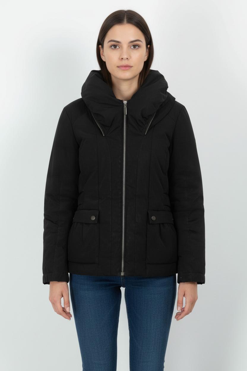 Doudoune Noire - Taille S/36 de la marque Maison 123 | PARAD55543 - Vendu par Paradigme - Image 1