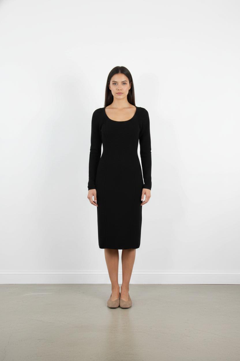 Robe Midi Noire - Taille S/36