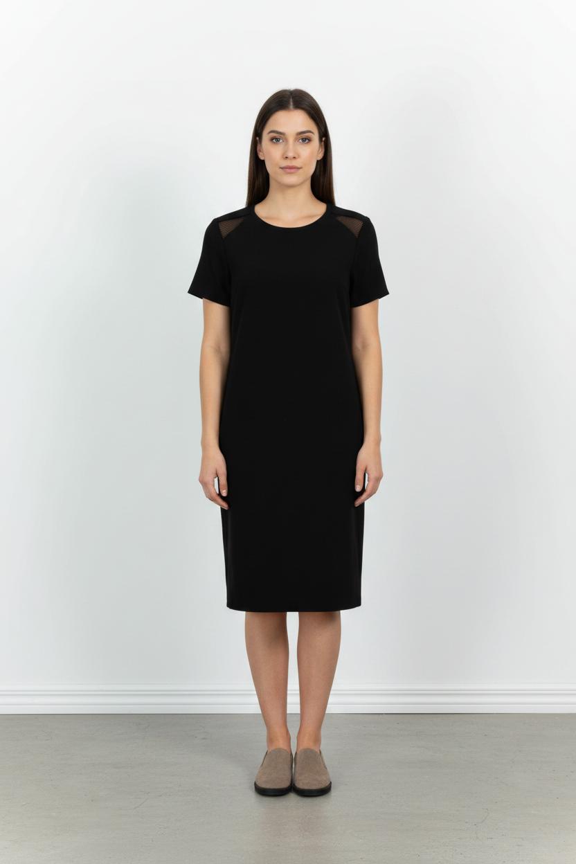 Robe Droite Noire - Taille XXL/44 de la marque IKKS | PARAD55549 - Vendu par Paradigme - Image 1