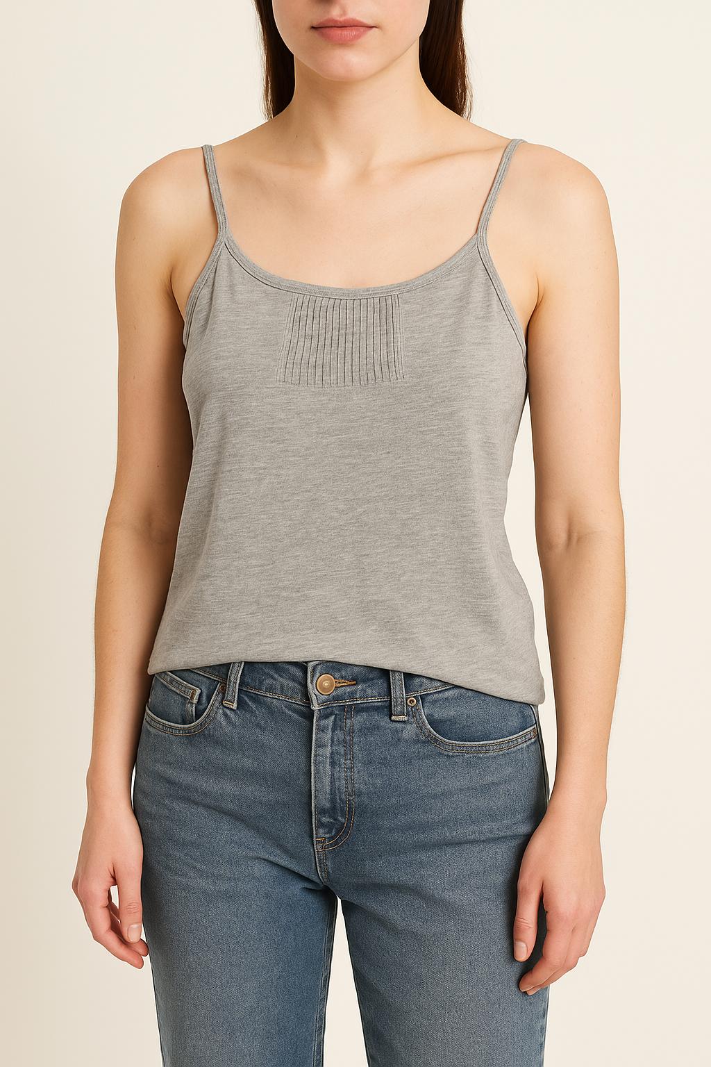 Débardeur Gris - Taille M/38 de la marque ba&sh | PARAD55552 - Vendu par Paradigme - Image 1