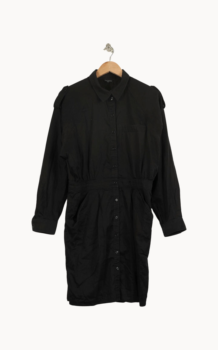 Robe Chemise Noire - Taille XXL/44 de la marque Tara Jarmon | PARAD55553 - Vendu par Paradigme - Image 2