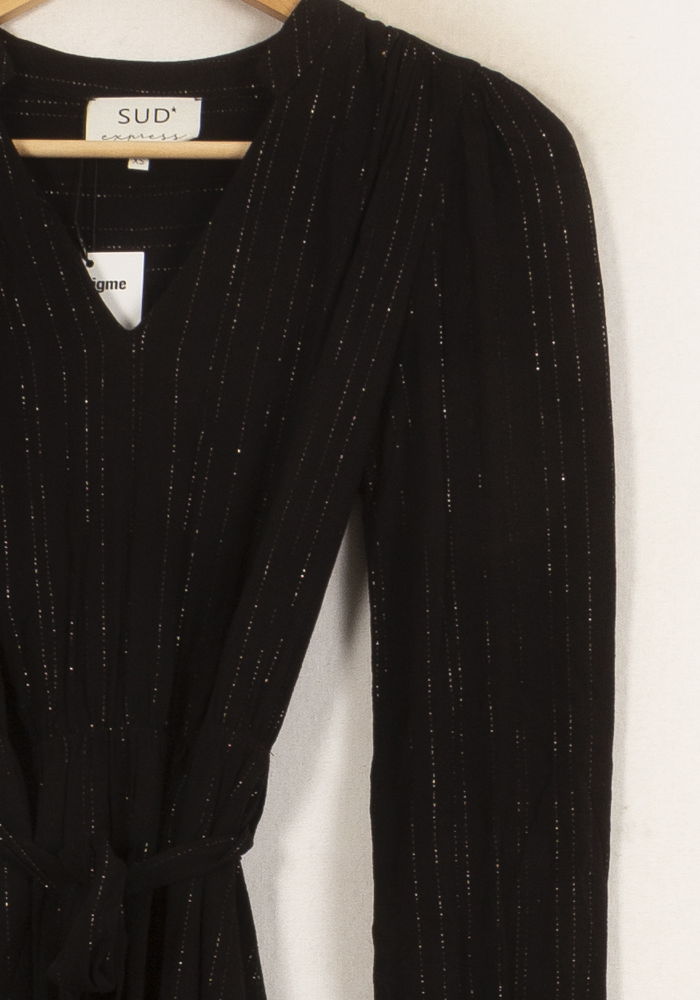 Robe Midi Noire - Taille XS/34 de la marque Sud express | PARAD55568 - Vendu par Paradigme - Image 3