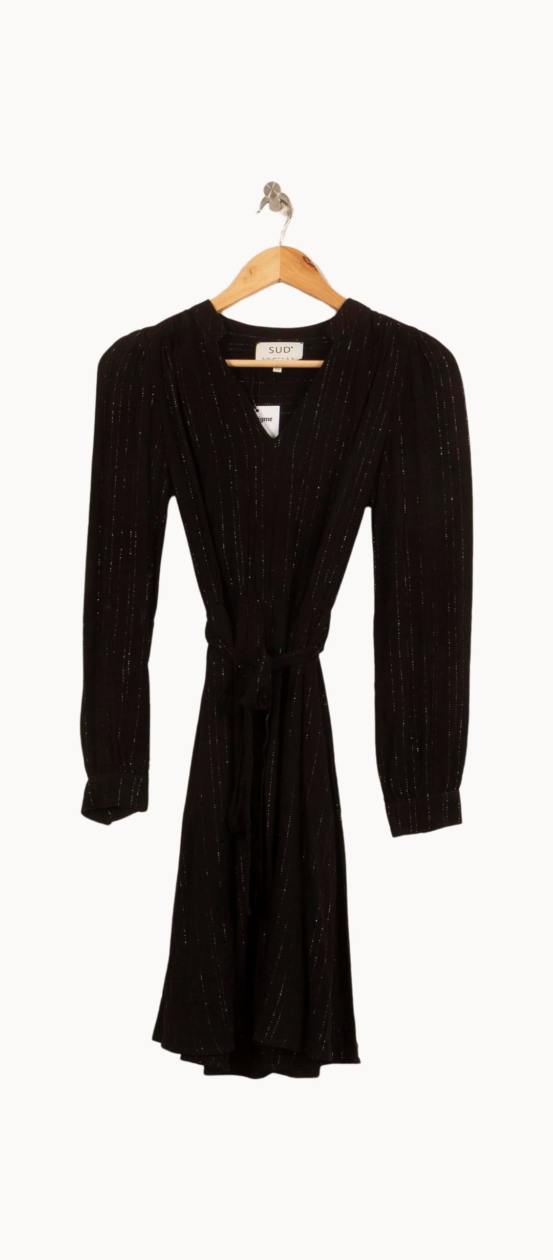 Robe Midi Noire - Taille XS/34 de la marque Sud express | PARAD55568 - Vendu par Paradigme - Image 2