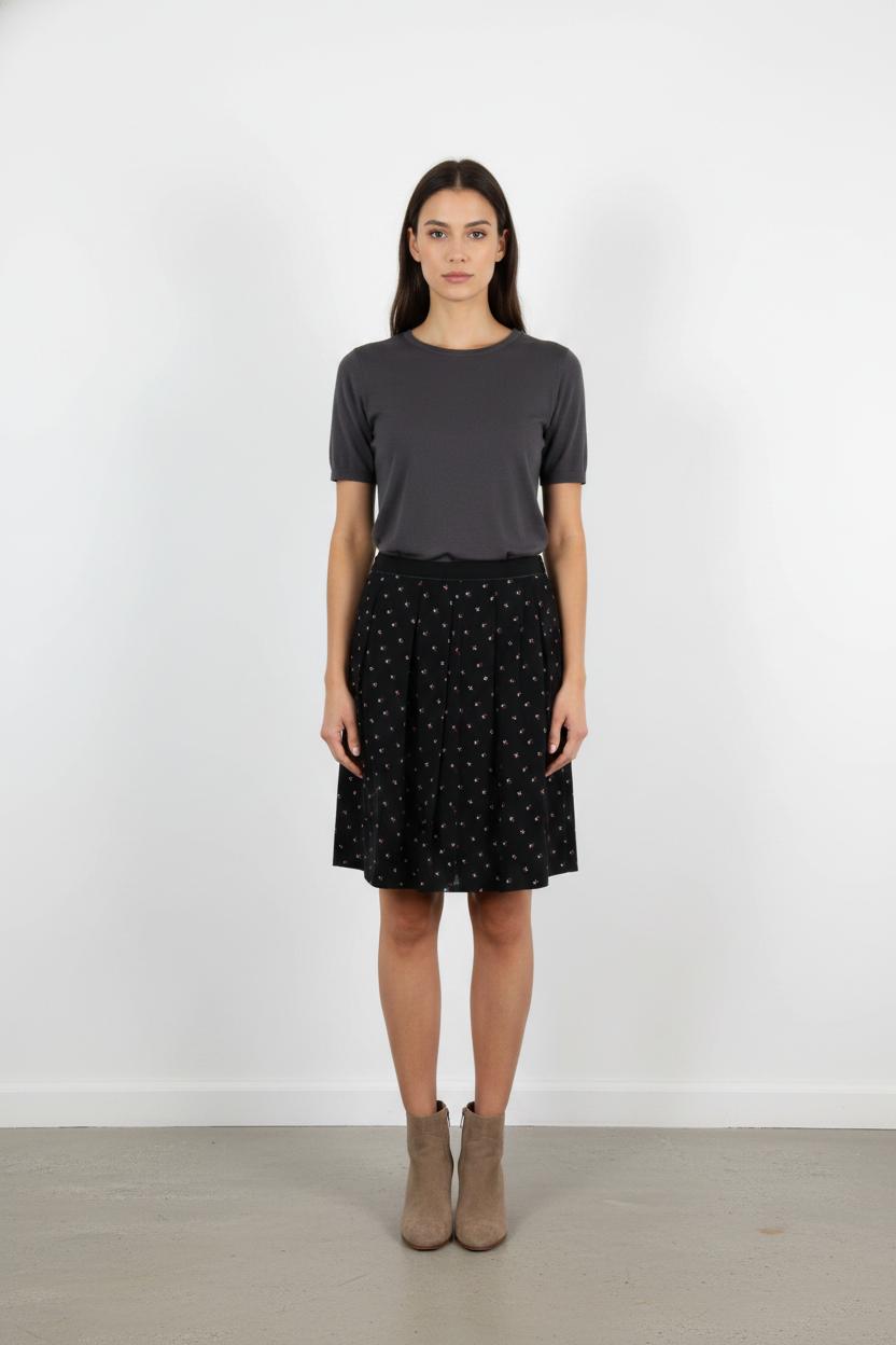 Jupe Plissée Noire - Taille XS/34