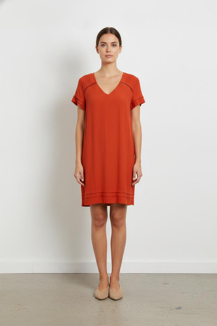Robe Rouge - Taille M/38 de la marque IKKS | PARAD55582 - Vendu par Paradigme - Image 1