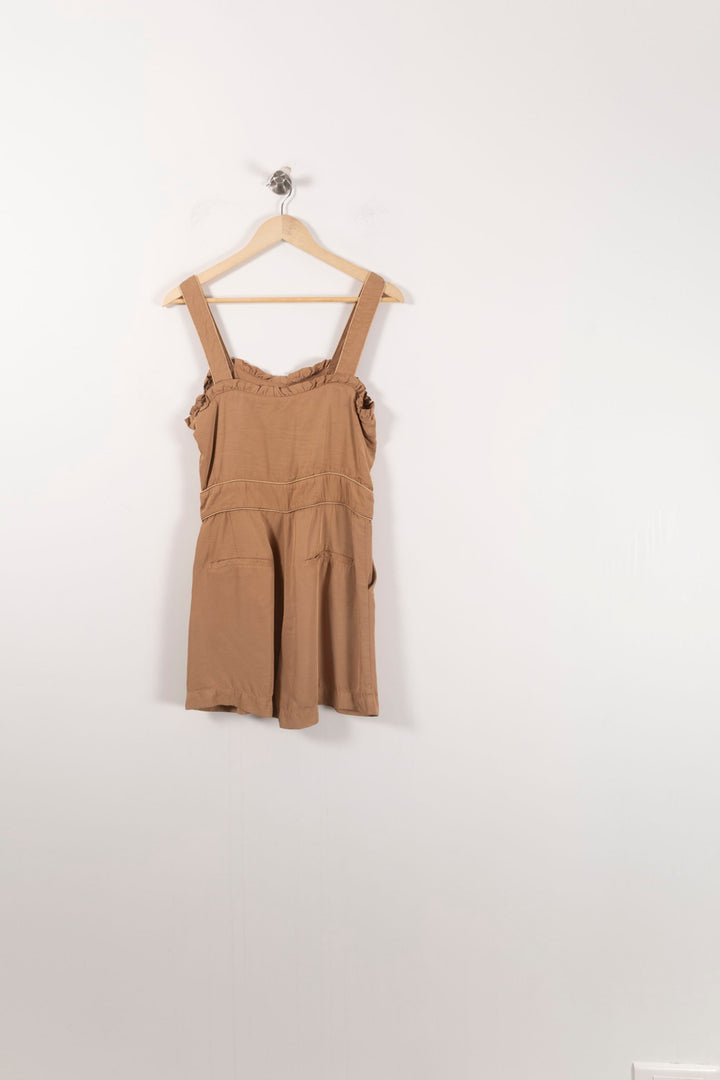 Combishort Beige - Taille M/38 de la marque Sandro | PARAD55585 - Vendu par Paradigme - Image 4