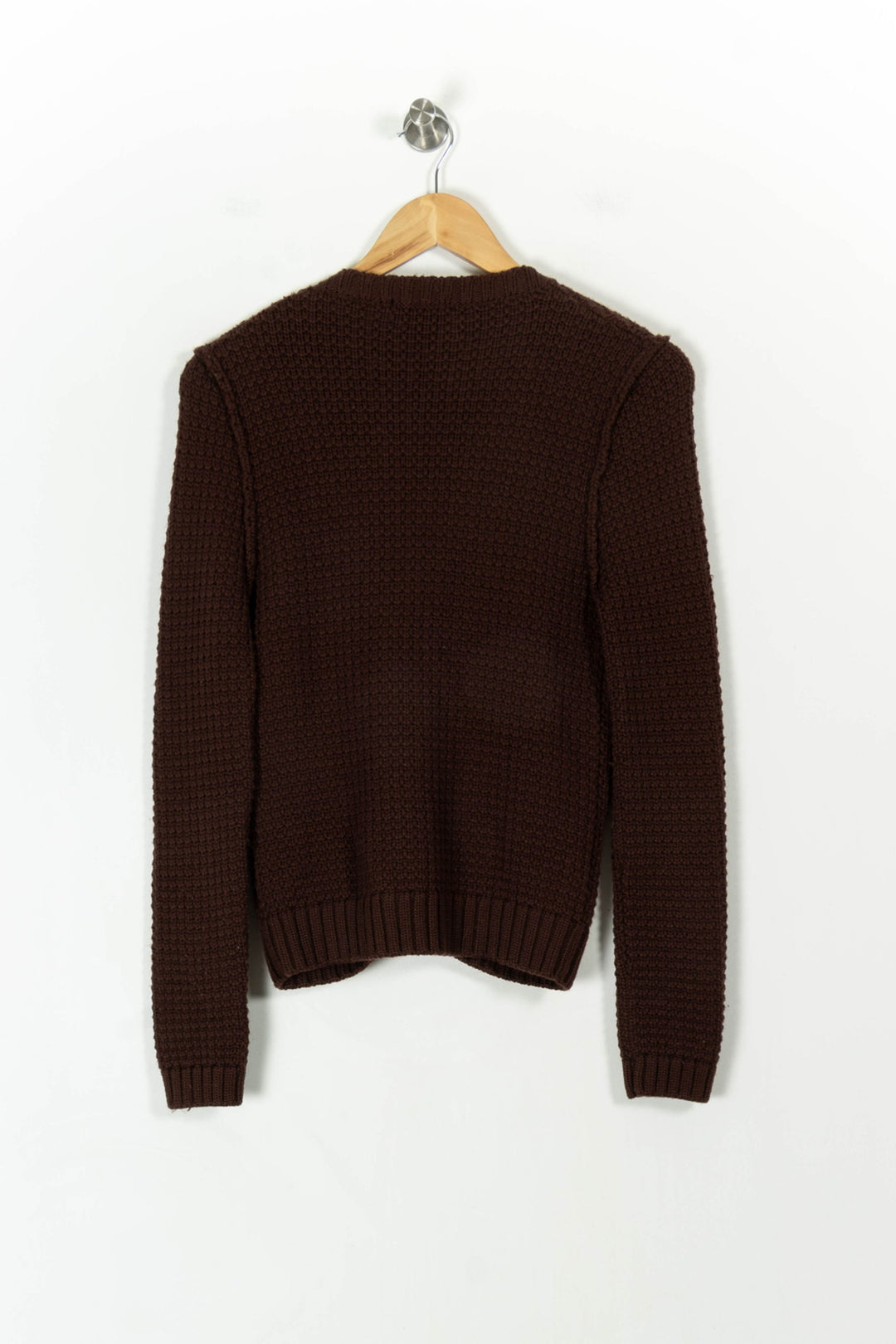 Gilet Marron - Taille L/40 de la marque Claudie Pierlot | PARAD55598 - Vendu par Paradigme - Image 4