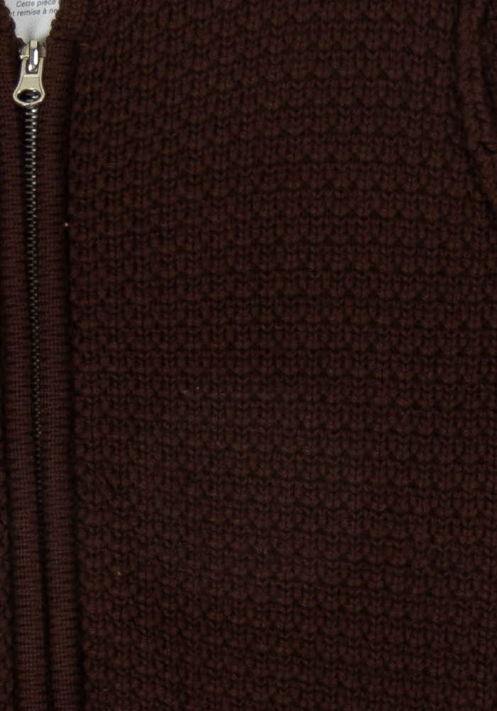 Gilet Marron - Taille L/40 de la marque Claudie Pierlot | PARAD55598 - Vendu par Paradigme - Image 3