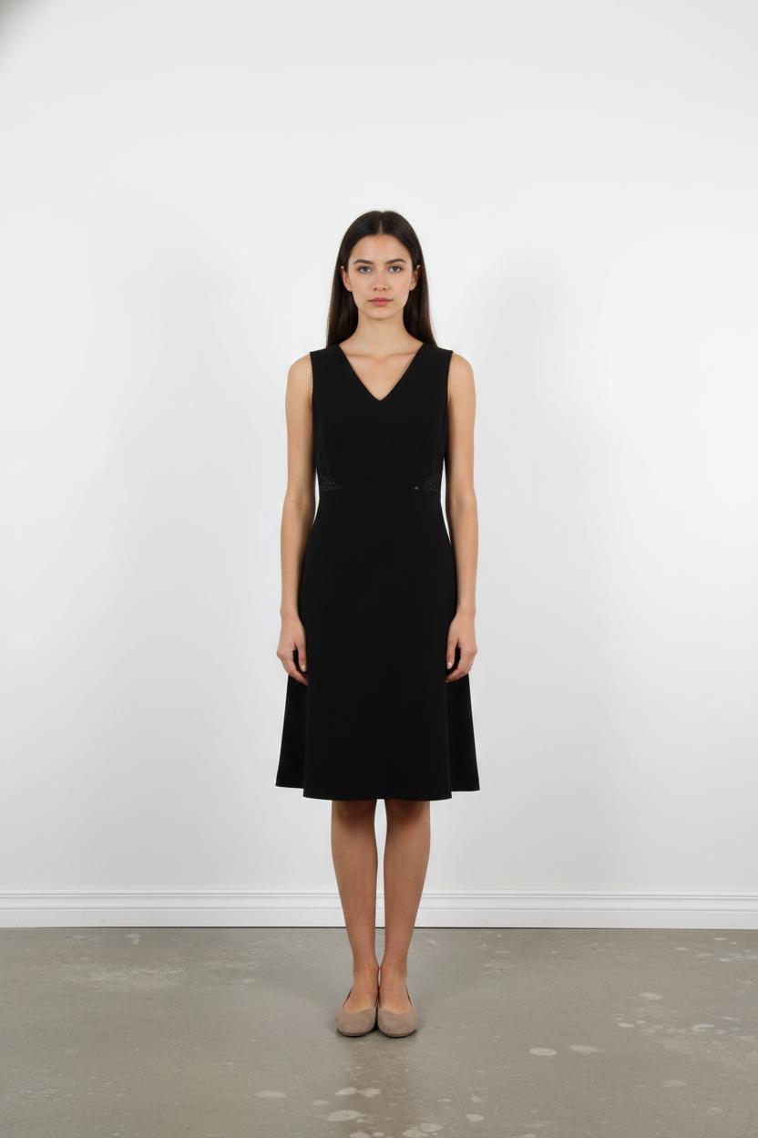 Robe Midi Noire - Taille XS/34