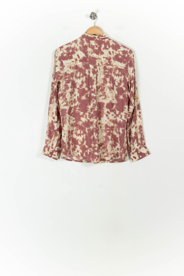 Chemise Bordeau et Beige - Taille L/40 de la marque Bizance | PARAD55616 - Vendu par Paradigme - Image 4