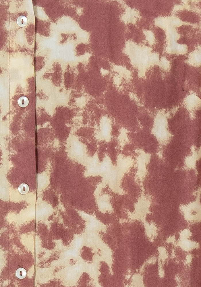 Chemise Bordeau et Beige - Taille L/40 de la marque Bizance | PARAD55616 - Vendu par Paradigme - Image 3