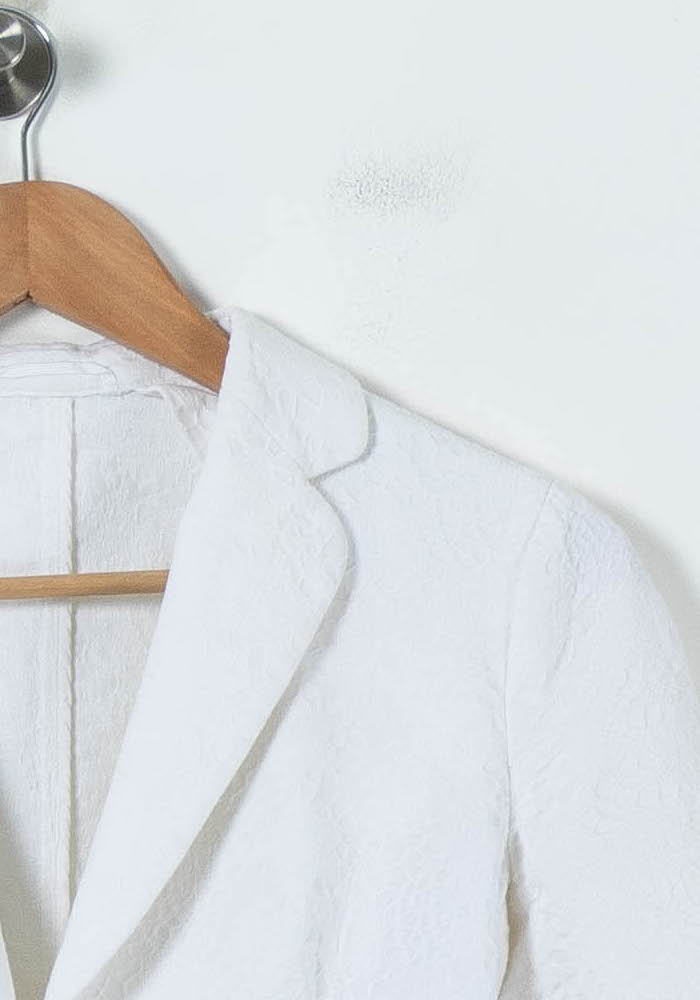 Blazer Blanc - Taille S/36 de la marque Max Mara | PARAD55623 - Vendu par Paradigme - Image 3