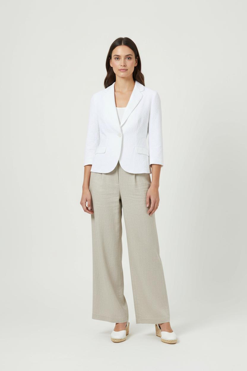 Blazer Blanc - Taille S/36 de la marque Max Mara | PARAD55623 - Vendu par Paradigme - Image 1