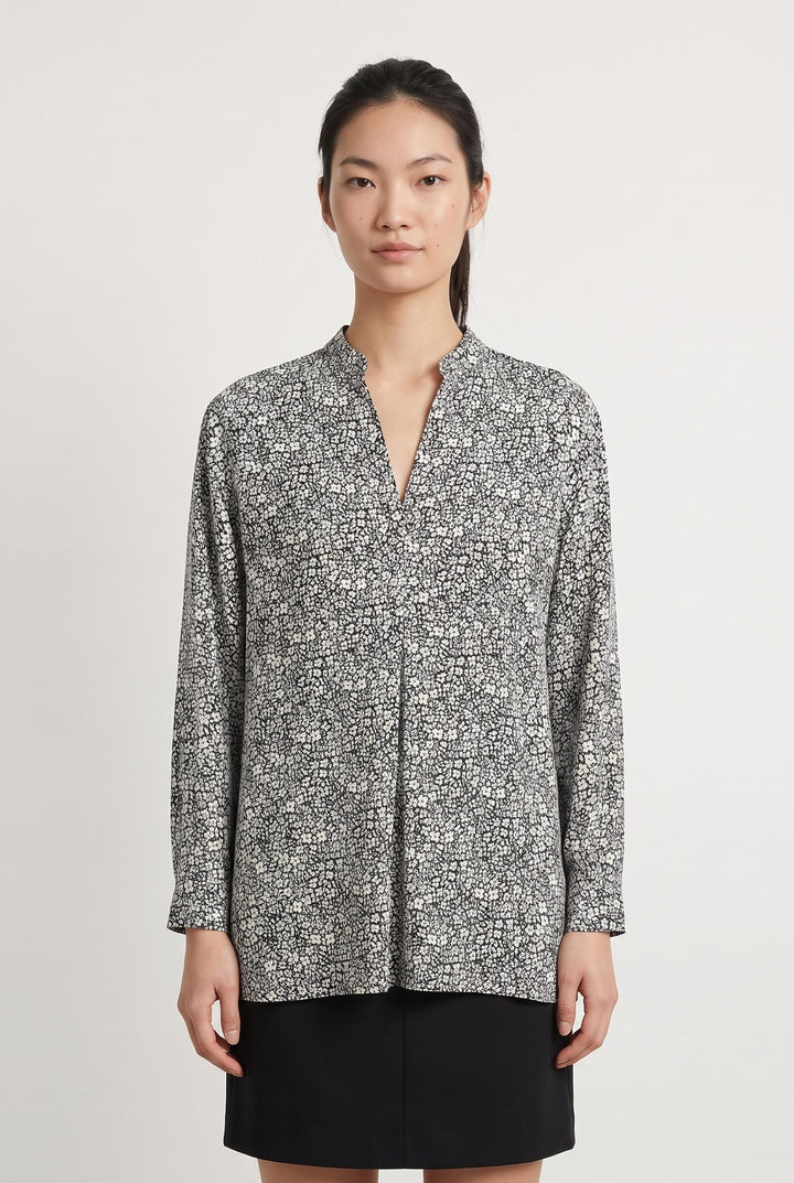 Blouse Noire et Blanche - Taille M/38 de la marque Essentiel Antwerp | PARAD55624 - Vendu par Paradigme - Image 1