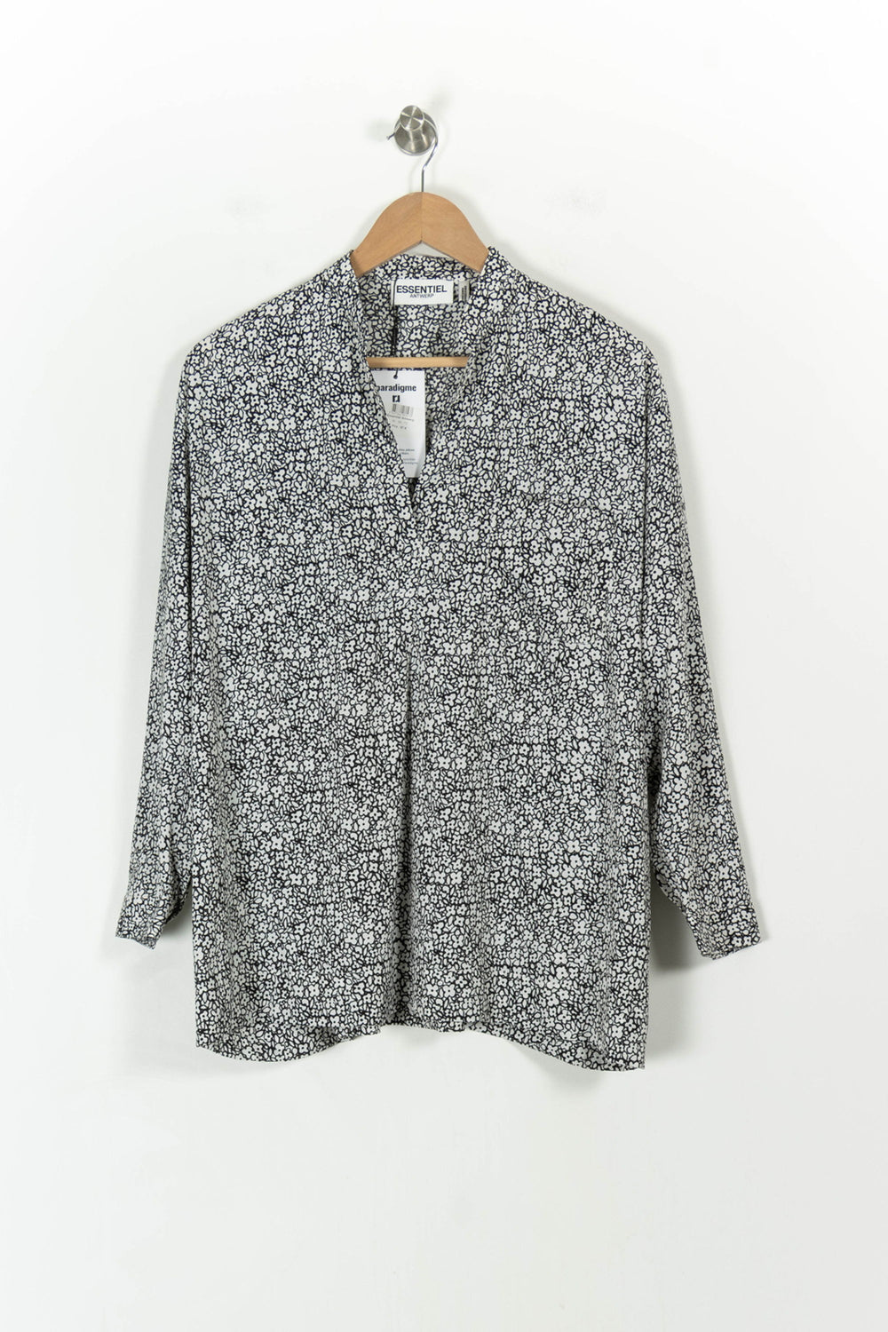 Blouse Noire et Blanche - Taille M/38 de la marque Essentiel Antwerp | PARAD55624 - Vendu par Paradigme - Image 2