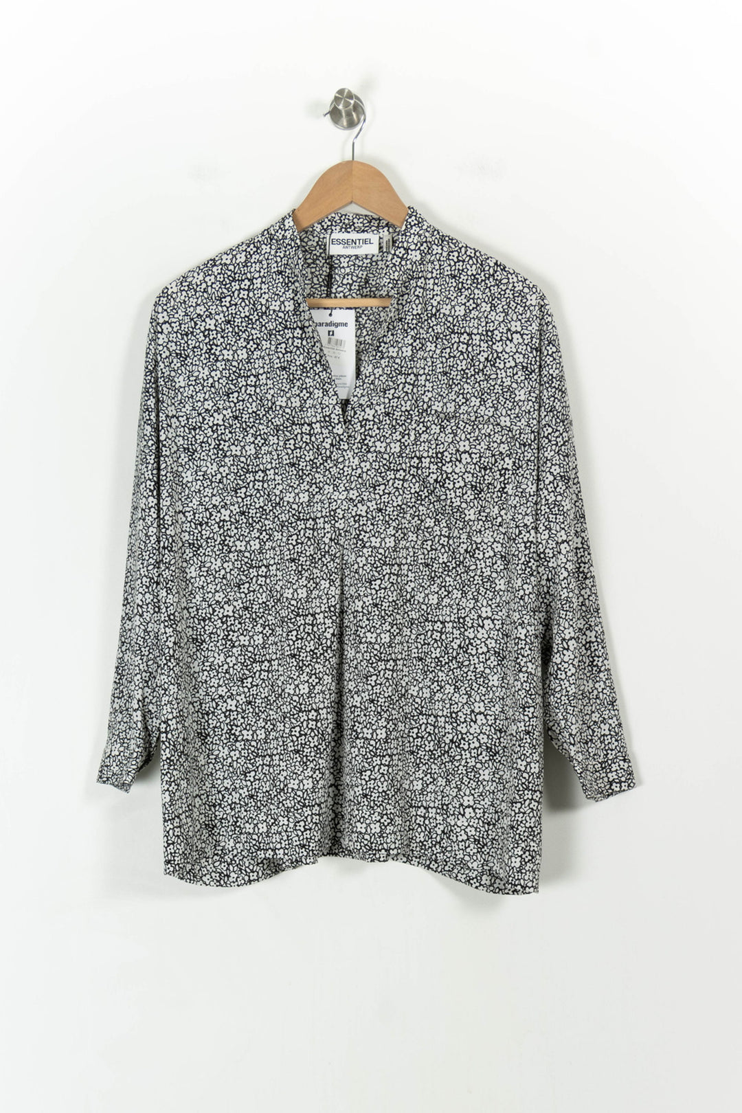 Blouse Noire et Blanche - Taille M/38 de la marque Essentiel Antwerp | PARAD55624 - Vendu par Paradigme - Image 2