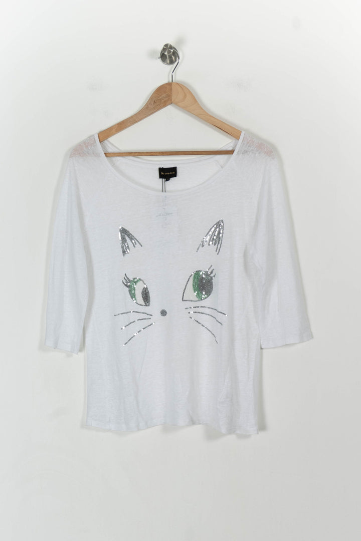 Tee-shirt Blanc - Taille S/36 de la marque Bérénice | PARAD55626 - Vendu par Paradigme - Image 2