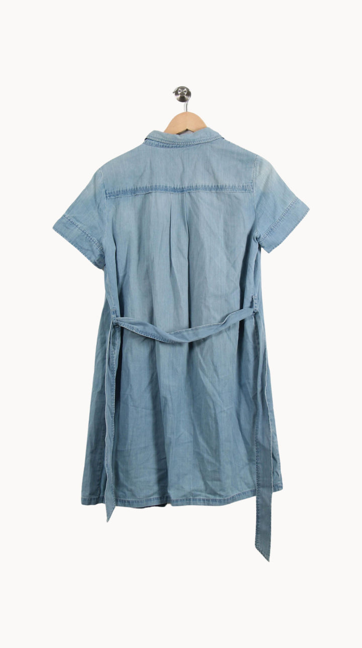 Robe Chemise Bleue - Taille L/40 de la marque Comptoir des Cotonniers | PARAD55630 - Vendu par Paradigme - Image 4