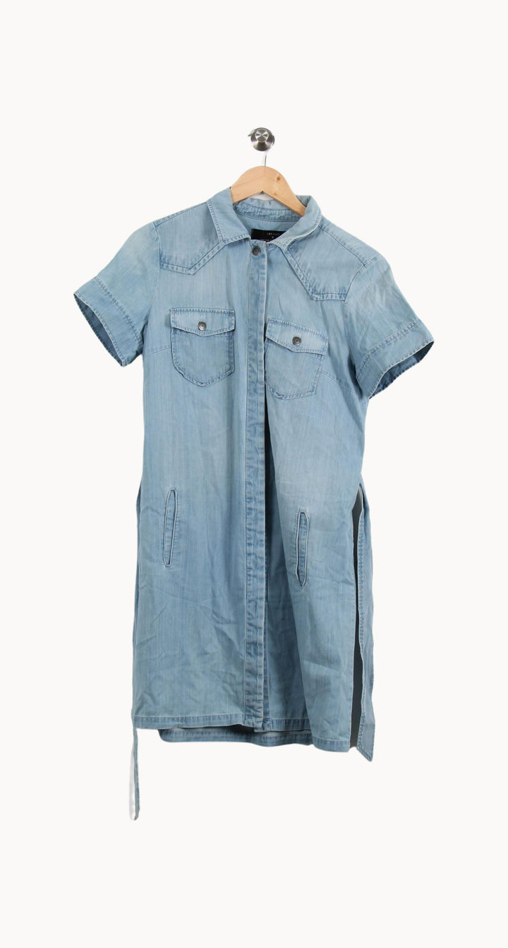 Robe Chemise Bleue - Taille L/40 de la marque Comptoir des Cotonniers | PARAD55630 - Vendu par Paradigme - Image 2