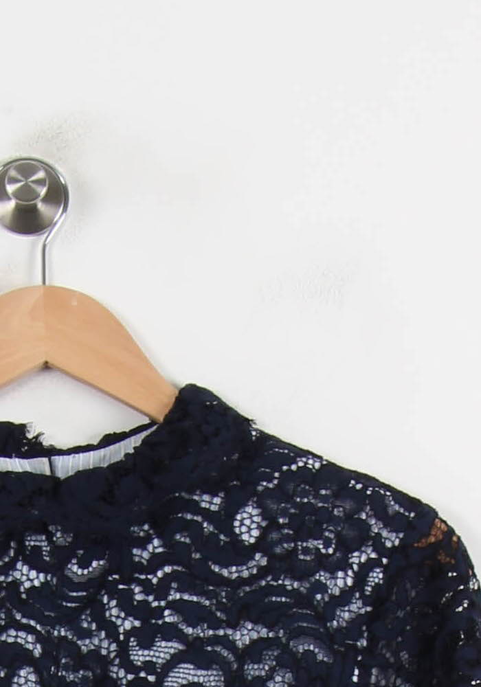 Blouse Bleu et Blanc - Taille L/40 de la marque Sandro | PARAD55631 - Vendu par Paradigme - Image 3