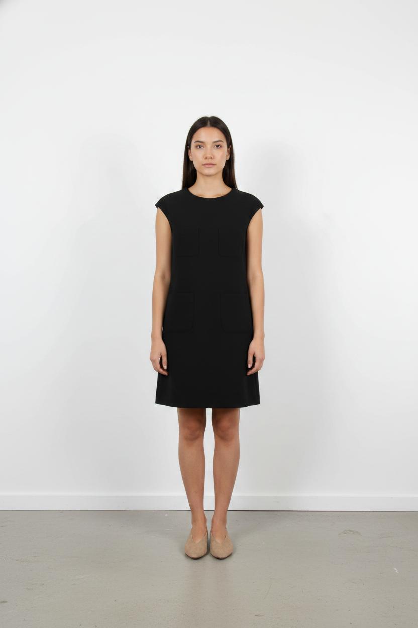 Robe Droite Noire - Taille S/36