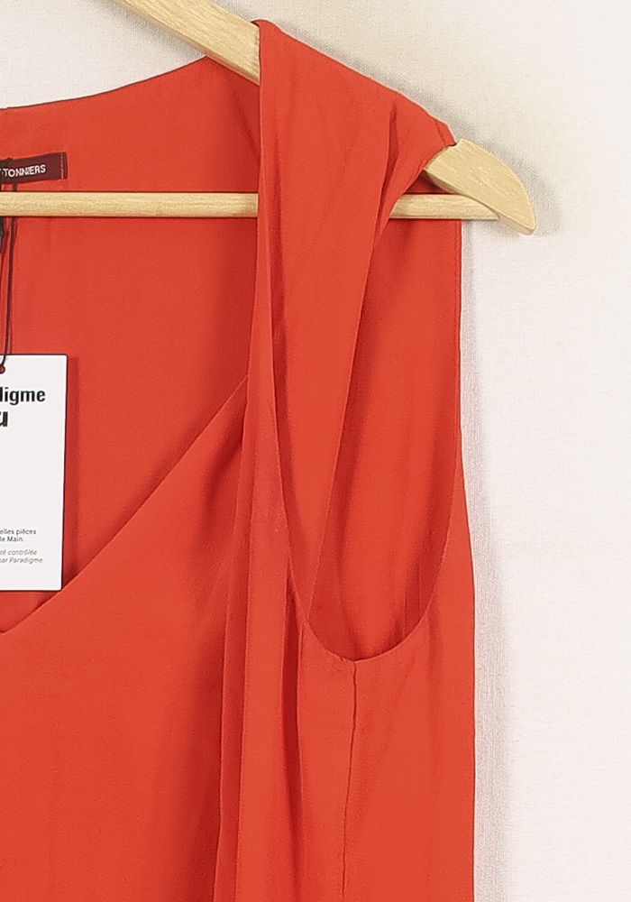 Robe Sans Manches Orange - Taille XL/42 de la marque Comptoir des Cotonniers | PARAD55643 - Vendu par Paradigme - Image 3