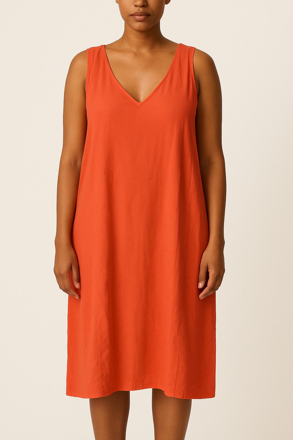 Robe Sans Manches Orange - Taille XL/42 de la marque Comptoir des Cotonniers | PARAD55643 - Vendu par Paradigme - Image 1