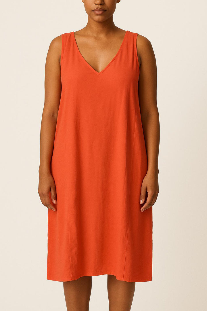 Robe Sans Manches Orange - Taille XL/42 de la marque Comptoir des Cotonniers | PARAD55643 - Vendu par Paradigme - Image 1