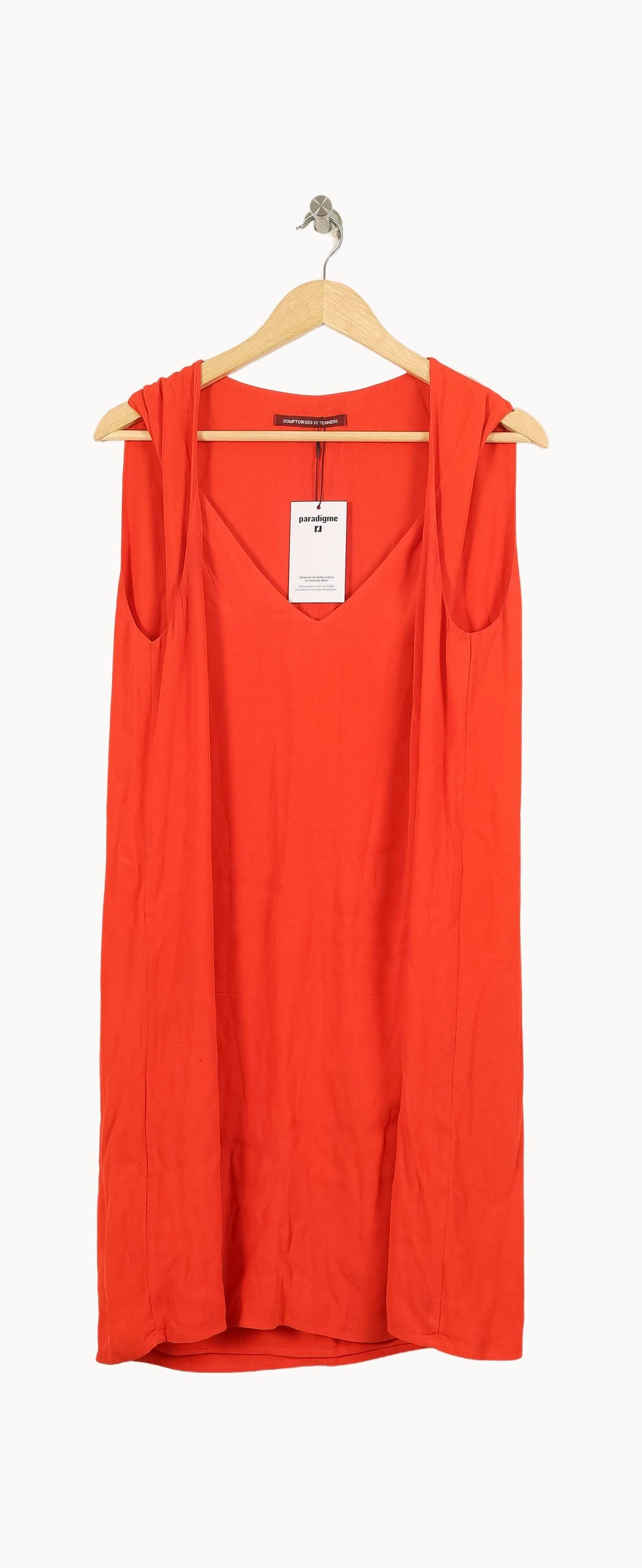 Robe Sans Manches Orange - Taille XL/42 de la marque Comptoir des Cotonniers | PARAD55643 - Vendu par Paradigme - Image 2