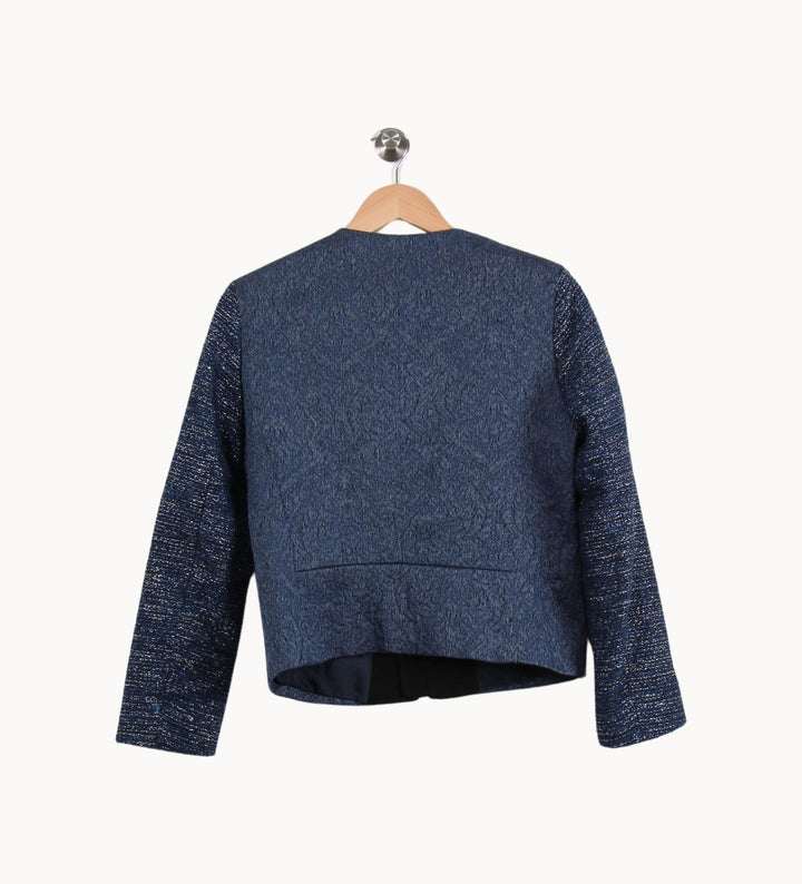 Veste Bleu - Taille M/38 de la marque Sandro | PARAD55652 - Vendu par Paradigme - Image 4