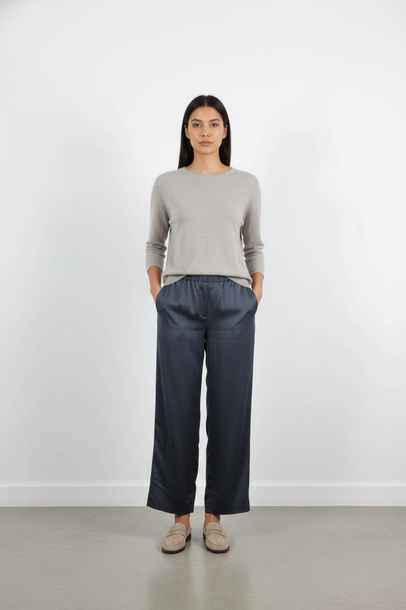 Pantalon Large Bleu - Taille M/38