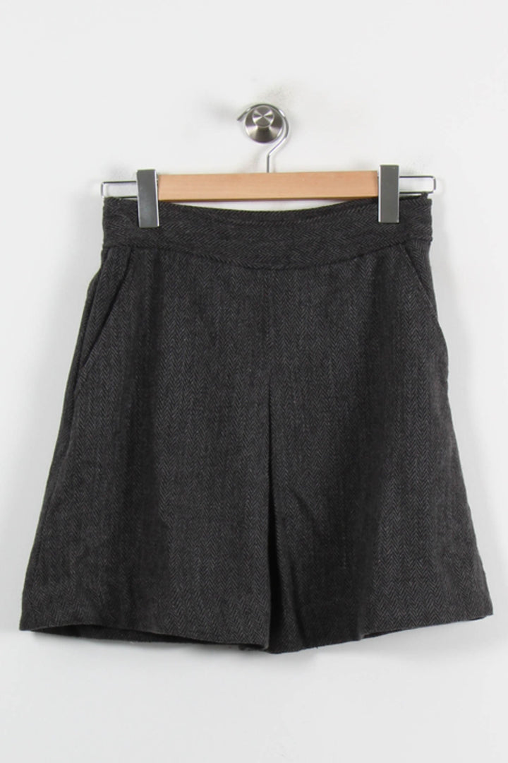 Jupe Courte Grise - Taille S/36 de la marque Bizance | PARAD55661 - Vendu par Paradigme - Image 4